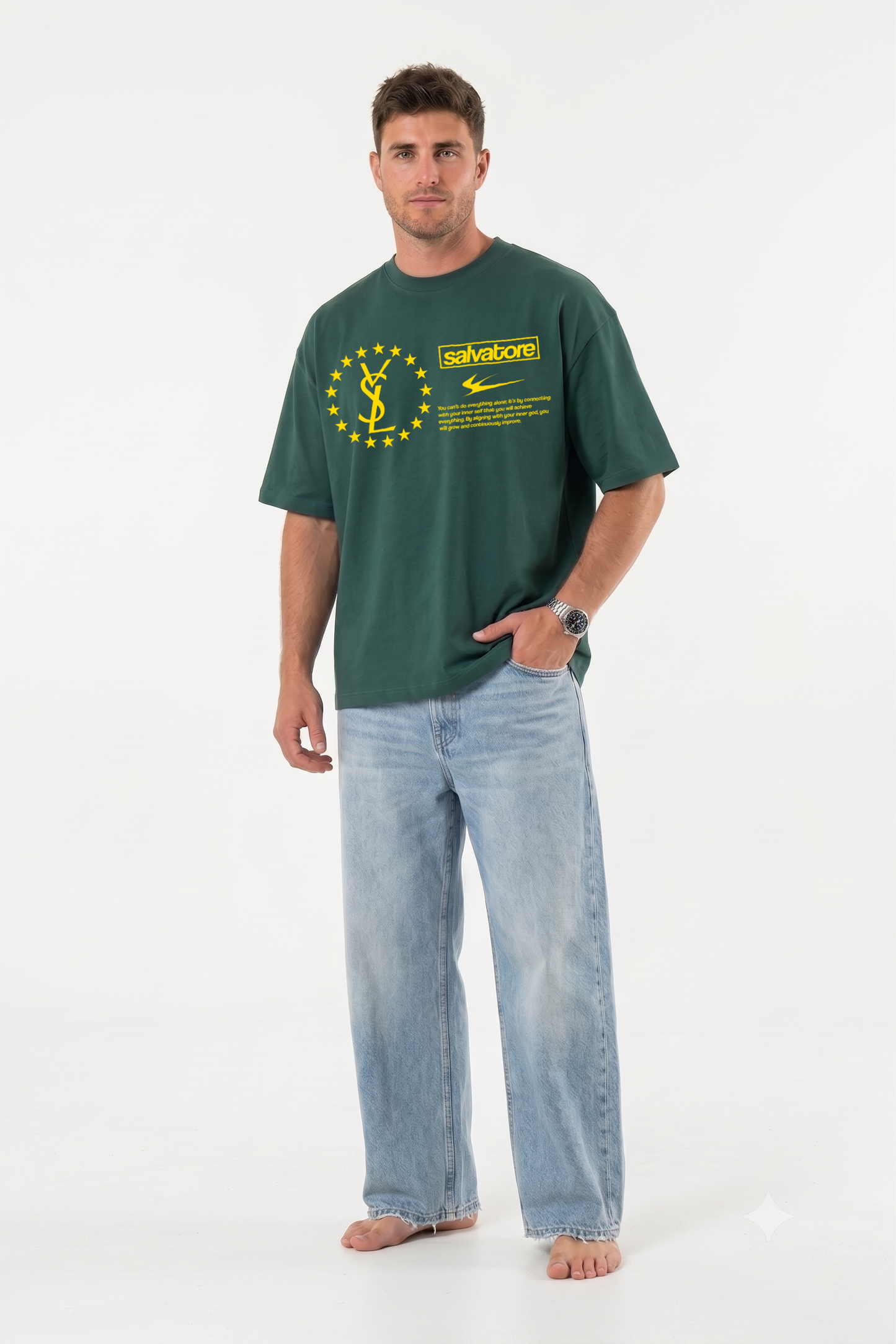 Stars T-Shirt (Green)